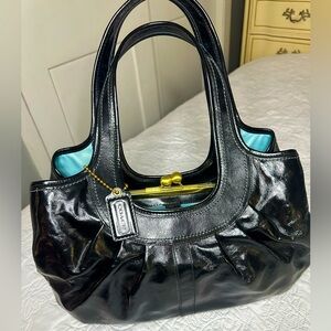 Rare Vintage COACH Y2K Ergo Kisslock Shoulder Bag